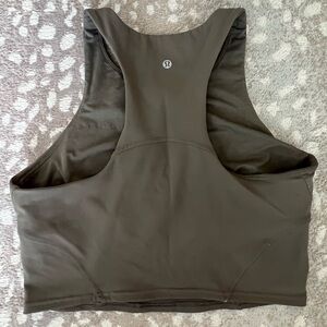 Lululemon high neck tank with built in bra